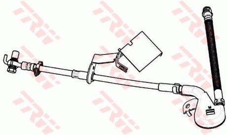 Фото 2 - Гальмівний шланг TRW PHD976