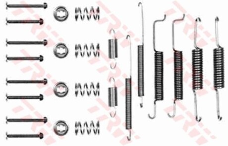 Комплектующие, тормозная колодка - (171698545, 171698545S1, 171698545SK) TRW SFK58