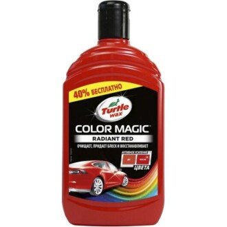 Кольоровий поліроль Color Magic Radiant Red, 500мл - TURTLE WAX 53240