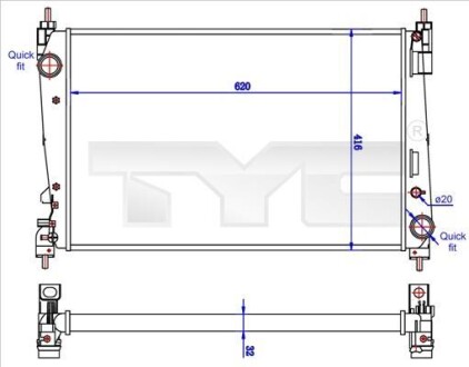 Теплообменник - TYC 725-0042-R