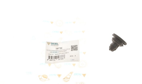 Кронштейн крепления корпуса фильтра воздушного Renault Kangoo//Megane II/Scenic II 1.5 dCi 02- - ((8200068473, 8200818374)) UC-EL 10736