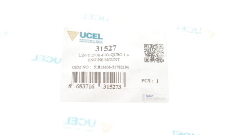 Фото 2 - Подушка двигателя UC-EL 31527