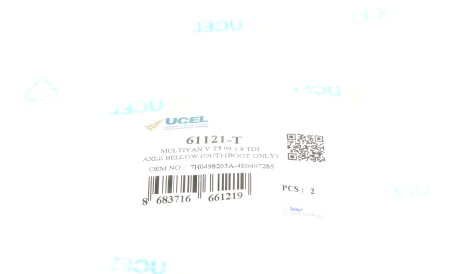 Фото 2 - Пильовик ШРКШ UC-EL 61121-T (61121T)