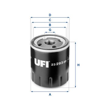 Масляный фильтр - UFI 23.293.00