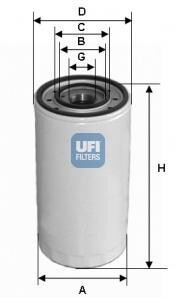 Масляный фильтр - UFI 23.475.00