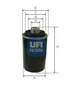 Масляний фільтр - UFI 23.493.00