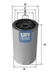 Оливний фільтр - (at274340) UFI 23.602.00