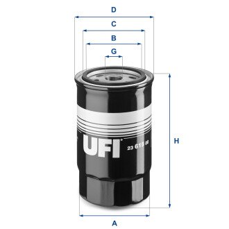 Масляный фильтр - UFI 23.615.00