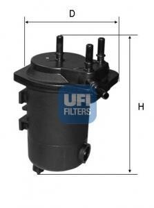 Топливный фильтр - UFI 24.050.00