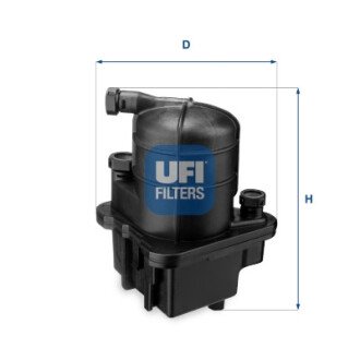 Фільтр паливний Renault - UFI 24.087.00