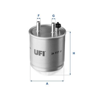 Топливный фильтр - (8200638748) UFI 24.117.00