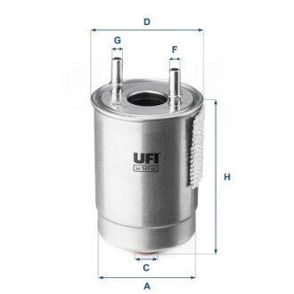 Топливный фильтр - UFI 24.147.00