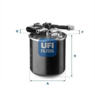 Топливный фильтр - UFI 24.151.00