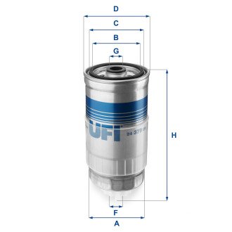 Фільтр паливний Volkswagen Passat B5 Variant (3B5) 1.9 1997.05 - 2001.12 - UFI 24.379.01