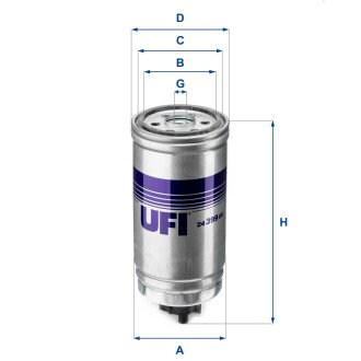 Топливный фильтр - UFI 24.399.00