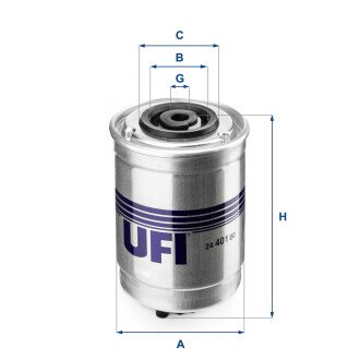 Топливный фильтр - UFI 24.401.00