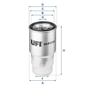 Топливный фильтр - UFI 24.413.00