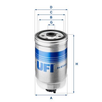 Топливный фильтр - UFI 24.414.00