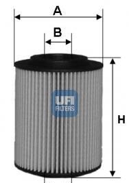 Масляный фильтр - UFI 25.028.00