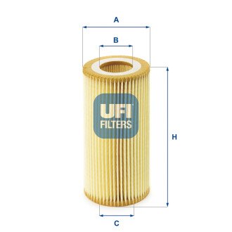 Масляный фильтр - (1K0201051K, 06D115562, 06F133843A) UFI 25.040.00