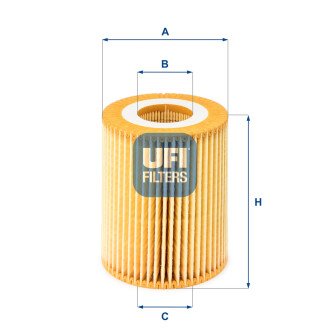 Масляний фільтр - (k05175571AA, 05175571AA, 10517571AA) UFI 25.069.00