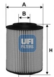 Масляний фiльтр - UFI 25.075.00