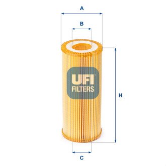 Масляный фильтр - (06E115466, 06E115562, 06E115562A) UFI 25.080.00