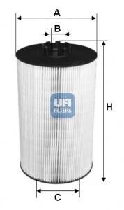 Оливний фільтр - UFI 25.097.00