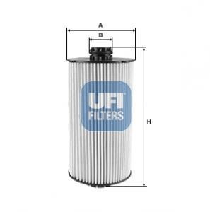 Оливний фільтр - (hu12008x, 5801415504, 500042744) UFI 25.102.00