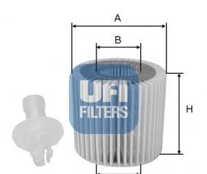 Масляный фильтр - UFI 25.116.00
