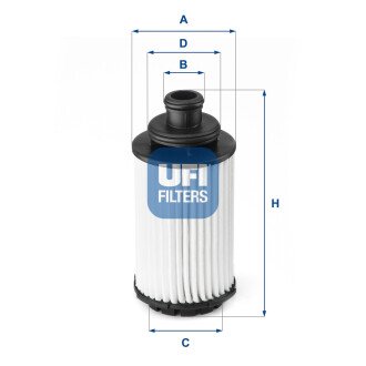 Масляний фільтр - (55595505, 650212, 95528277) UFI 25.118.00