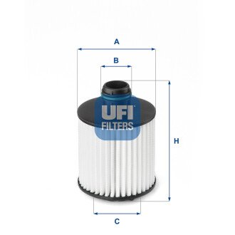 Масляний фільтр - (68357879AA, 1631226580, 55261437) UFI 2513900