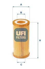 Масляний фільтр - (06L115562B, 06L115562, 06K115562) UFI 25.153.00