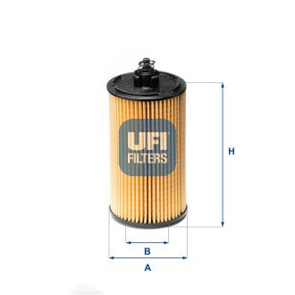 Масляний фільтр - (25195785) UFI 25.183.00