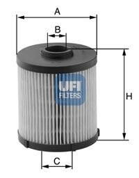 Топливный фильтр - UFI 26.020.00