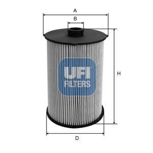 Паливний фільтр - (5801516883, 5801439821) UFI 26.044.00