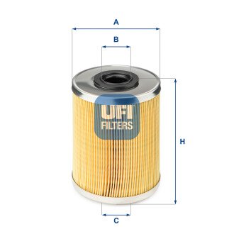 Паливний фільтр - (04501003, 04502627, 09161303) UFI 26.687.00