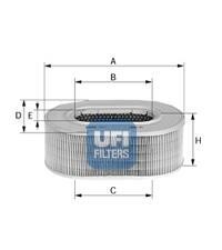 Воздушный фильтр - UFI 27.196.00