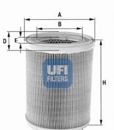 Воздушный фильтр - UFI 27.252.00