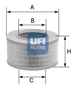 Повітряний фільтр - (46536482) UFI 30.145.01