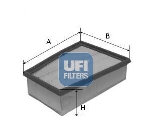 Повітряний фільтр - (8200880458, 8201038485) UFI 30.663.00 (фото 1)