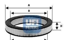Воздушный фильтр - UFI 30.802.01