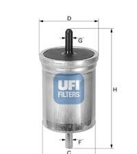 Топливный фильтр - UFI 31.514.00