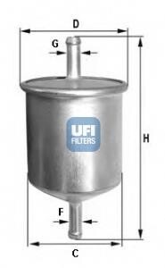 Топливный фильтр - UFI 31.529.00