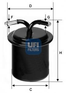 Топливный фильтр - UFI 31.541.00