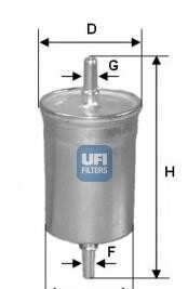 Топливный фильтр - UFI 31.722.00