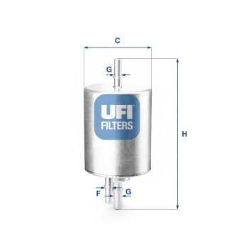 Топливный фильтр - (4F0201511B, 4F0201511D) UFI 31.830.00