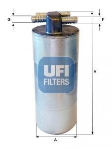 Топливный фильтр - (4F0127401E, 4F0127401G, 4F0127401H) UFI 31.953.00