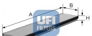 Фильтр, воздух во внутренном пространстве - UFI 53.016.00