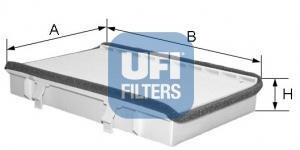 Фильтр, воздух во внутренном пространстве - UFI 5304900